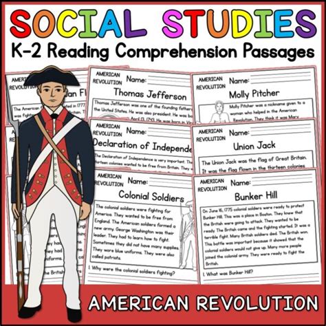 00 <b>PDF</b> These passages are meant to help you cover the 5th Grade Social Studies Standards during your literacy block! Each passage has five or more <b>comprehension</b> questions for students to complete. . American revolution reading comprehension pdf